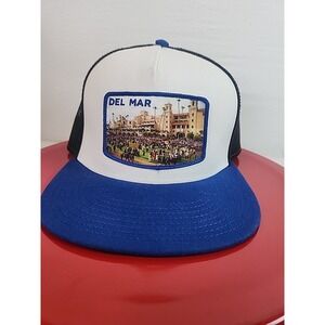 Breeders Cup Trucker Hat With Del MAR PATCH Rare